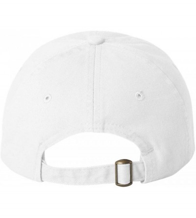 Baseball Caps Classic Cotton Dad Hats. Low Profile Adjustable Caps - White/Black - CH12MCQ0LO1 $15.08
