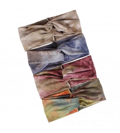 Cold Weather Headbands Headband Fashion Running Athletic Knotted - 4 Pcs Boho Women Headbands - CN18RLZDYID $18.81