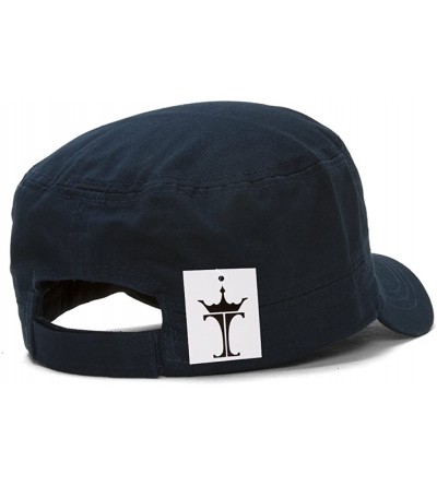 Newsboy Caps Grenadier Basic GI Cap - Navy - C3184TGA6SL $8.99