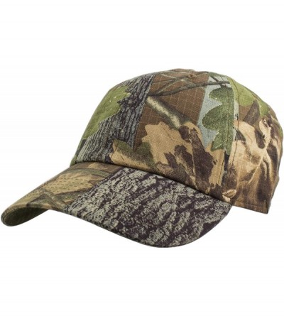 Baseball Caps Baseball Caps Dad Hats 100% Cotton Polo Style Plain Blank Adjustable Size - Hunter Camo - CA18IKI92S6 $19.33