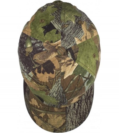 Baseball Caps Baseball Caps Dad Hats 100% Cotton Polo Style Plain Blank Adjustable Size - Hunter Camo - CA18IKI92S6 $9.15