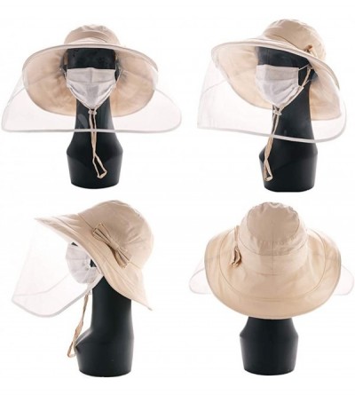 Skullies & Beanies Womens Collapsible Bucket Hat Sun Protection Summer UPF 50 String Golf Garden Hiking 56-59cm - C918LL55G7S...