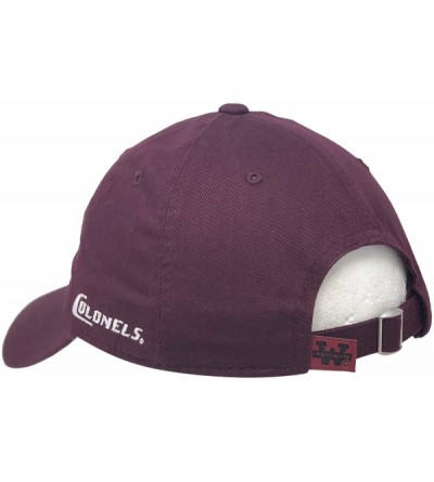Baseball Caps Eastern Kentucky University Colonels EKU Cotton Polo Style Baseball Ball Cap Hat Purple - CE192373TS2 $22.34