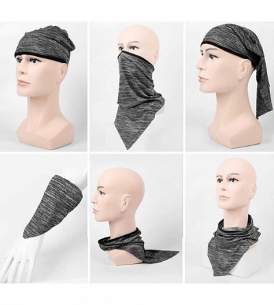 Balaclavas Cycling Scarf Rave Headband Scarf Neck Gaiter Headwrap Neckwarmer Balaclava - Solid Color-15 - CU197ZTZDR4 $15.95