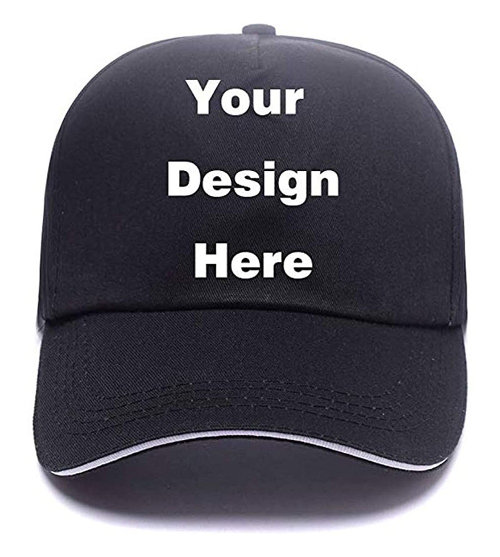 Baseball Caps Custom 100% Cotton Ball Hat Vintage Baseball Cap Classic Unisex Cowboy Hat Adjustable - C-black - CX18UT7Z3XS $...