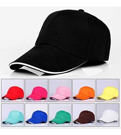 Baseball Caps Custom 100% Cotton Ball Hat Vintage Baseball Cap Classic Unisex Cowboy Hat Adjustable - C-black - CX18UT7Z3XS $...