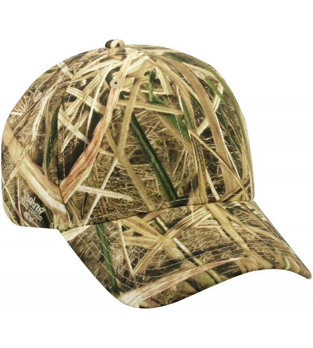 Baseball Caps Hunting Basics Cap - Mossy Oak Shadow Grass Blades Camo - CR11W5DZKBB $10.78