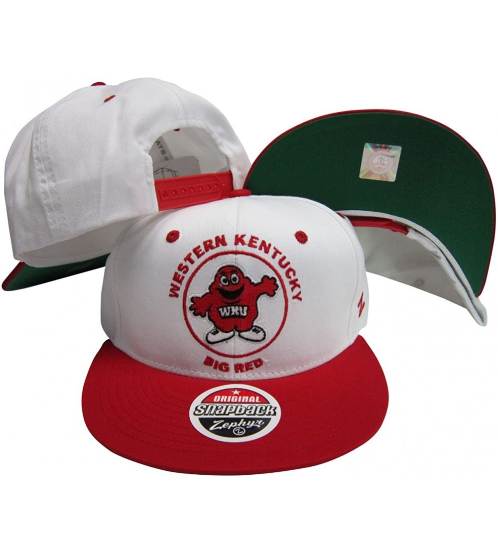 Baseball Caps Western Kentucky Hilltoppers Big Red Mascot Plastic Snapback Adjustable Plastic Snap Back Hat/Cap - CL1165900Y3...