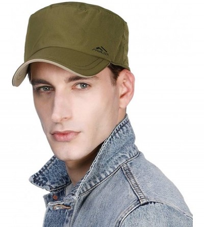 Baseball Caps Unisex Adjustable Large Head Strapback Army Military Combat Hat Baseball Cadet Cap 56-64cm - Armygreen_00657 - ...