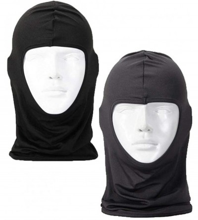Balaclavas Balaclava Face Mask Windproof Ski Mask Face Cover for Cold Weather - Dark Grey+black - CP192SH05GK $11.07