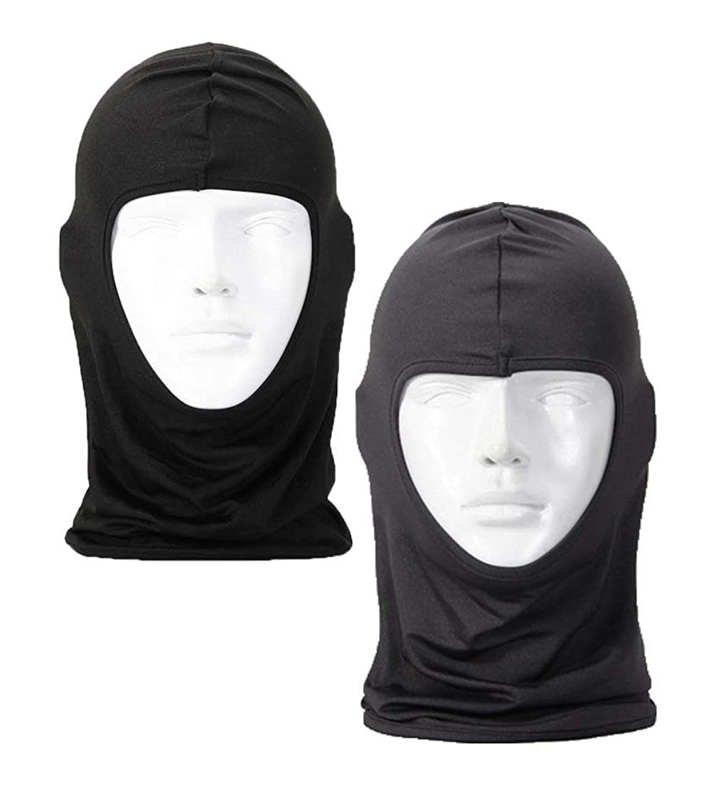 Balaclavas Balaclava Face Mask Windproof Ski Mask Face Cover for Cold Weather - Dark Grey+black - CP192SH05GK $11.07