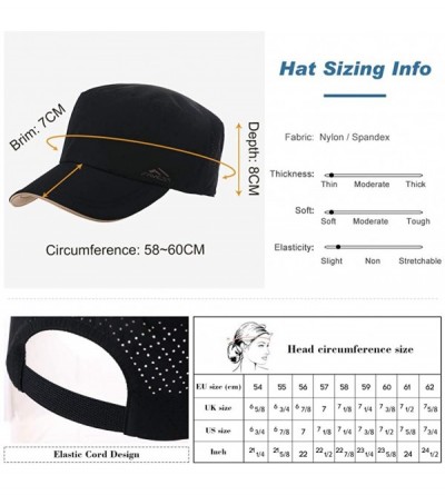 Baseball Caps Unisex Adjustable Large Head Strapback Army Military Combat Hat Baseball Cadet Cap 56-64cm - Armygreen_00657 - ...