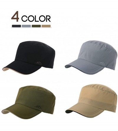 Baseball Caps Unisex Adjustable Large Head Strapback Army Military Combat Hat Baseball Cadet Cap 56-64cm - Armygreen_00657 - ...