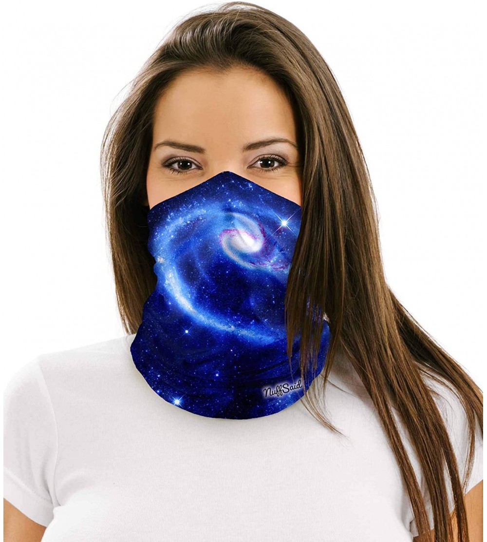 Balaclavas 12 in 1 Multifunctional Headwear Face Mask Headband Neck Gaiter - Blue Milky Way - C6197E800TS $17.37