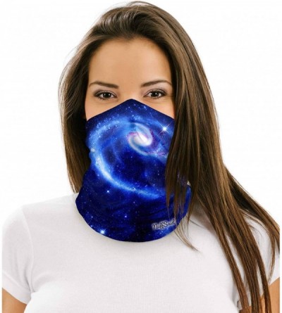 Balaclavas 12 in 1 Multifunctional Headwear Face Mask Headband Neck Gaiter - Blue Milky Way - C6197E800TS $17.37