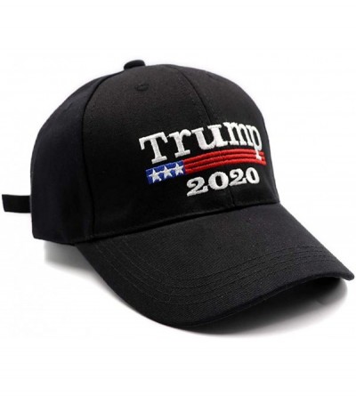 Baseball Caps Keep Make America Great Again Baseball Hat Donald Trump 2020 USA Cap Adjustable - Black 2 - CU18WK6N2Z8 $9.86