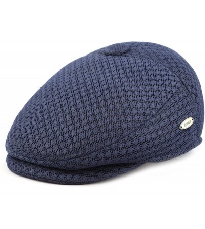 Newsboy Caps Light Weight Soft Cool Mesh Newsboy Gatsby Cabbie Ivy Golf Hat - Navy - C112JJZHEGL $14.31