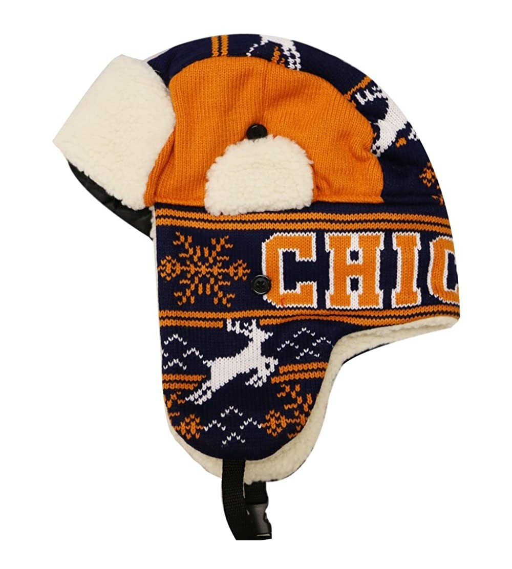 Bomber Hats W700 Snow Deer Trapper Hat Chicago - CJ12NZO9K3X $13.01