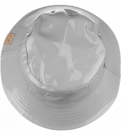 Baseball Caps Kids Children's All season Foldable Waterproof Rain Bucke Hat - Grey - CO18QGUYQX7 $16.78