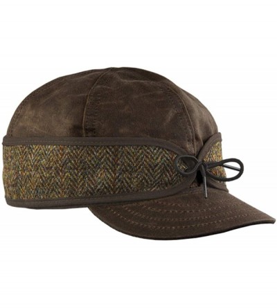 Newsboy Caps Harris Tweed Waxed Cotton Cap - CH12006TBT1 $44.04