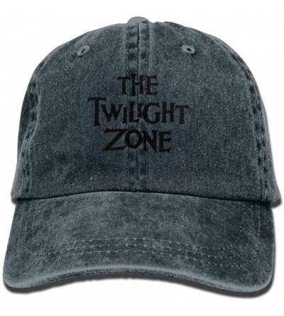 Baseball Caps The Twilight Zone Monologue Cap Adjustable Vintage Washed Denim Baseball Cap Dad Hat - Navy - C618DWCH0N9 $16.70