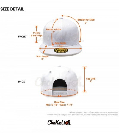 Baseball Caps Flat Visor Melange Heather Snapback Hat Blank Cap Athletic Baseball Cap - Black Melange - CX18EGUNLCR $8.78