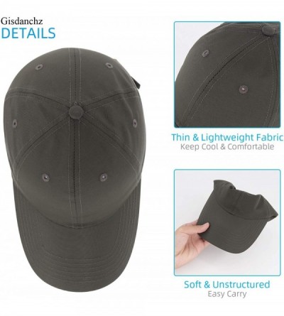 Baseball Caps 7-7 1/2 Quick Dry Breathable Ultralight Running Hat for Sport - Pure - Army - CD18UZICIDR $12.71