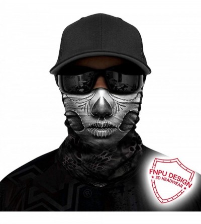 Balaclavas Seamless Bandana Protection Motorcycle Headbands - Black-b - C8193Y39A4N $12.77