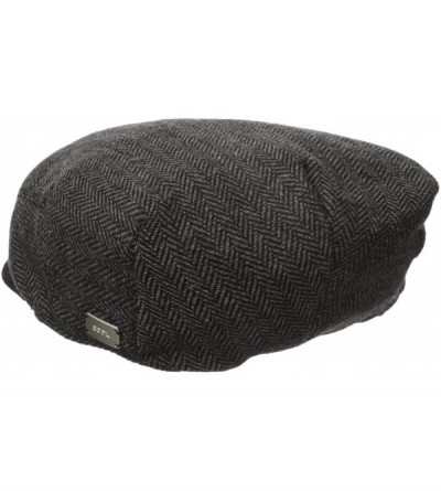 Newsboy Caps Men's The Warren - Black Herringbone - CU120QRA6W9 $29.53