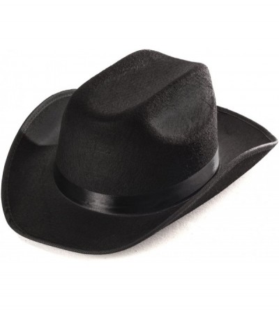 Cowboy Hats Black Cowboy Hat - Cowboy Hats - Western Hat - Unisex Adult Cowboy Hat - Cowboy Costume Accessories - C411J970YY9...