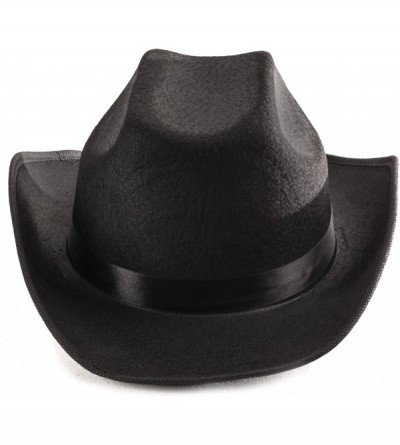 Cowboy Hats Black Cowboy Hat - Cowboy Hats - Western Hat - Unisex Adult Cowboy Hat - Cowboy Costume Accessories - C411J970YY9...