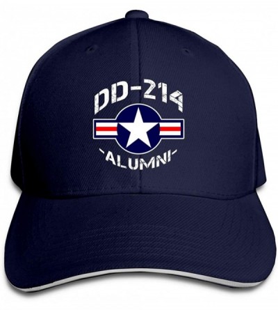 Baseball Caps Alumni Air Force Adjustable Sandwich Cap Baseball Cap Casquette Hat - Navy - CW18N980YQU $10.27