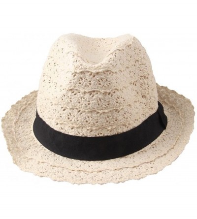 Sun Hats Women's Cotton Foldable UV Protection Beach Sun Hat - Beige - CO124C2JNR9 $7.91