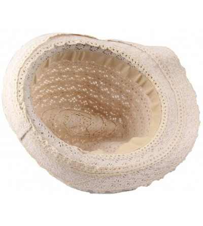 Sun Hats Women's Cotton Foldable UV Protection Beach Sun Hat - Beige - CO124C2JNR9 $7.91