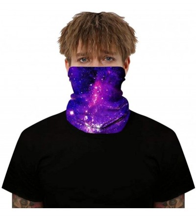 Balaclavas 2 Pcs Face Bandanas Mens Womens Headband Shield Scarf Neck Gaiters - Color Zd - C8198QKIT6Q $14.53