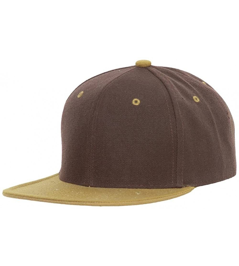 Baseball Caps Vintage Snapback Cap Hat - Brown Olive - CW116PDLTP3 $17.39