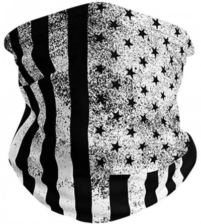 Balaclavas Multifunctional Seamless Face Mask Bandanas Headband Neck Gaiter for Dust-Sun UV Protection - American Flag 5 - CK...