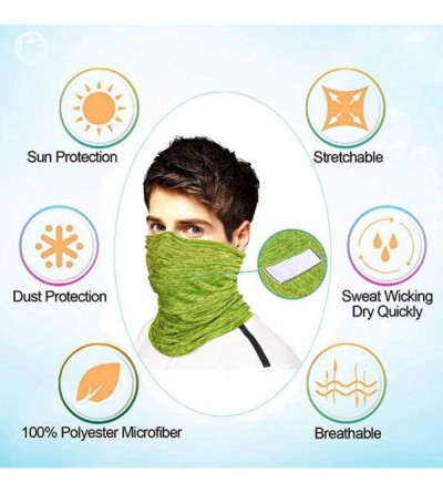 Balaclavas Bandanas Safety Filters Cooling Multi Purpose - Red - C3198MX9AAX $17.25