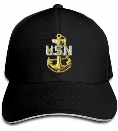 Baseball Caps US Navy Chief Petty Officer Unisex Hats Trucker Hats Dad Baseball Hats Driver Cap - Black - CK18KA0ISU7 $34.48
