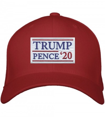 Baseball Caps Trump Pence 2020 Hat - Red White and Blue - Red Cap - CI18G369GXK $25.13