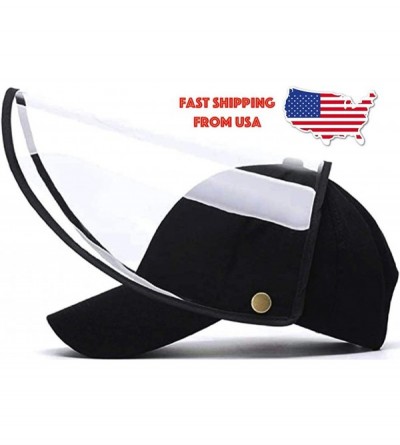 Baseball Caps CYB Protective Detachable Anti Saliva Anti Spitting - CG198A97X9M $20.29