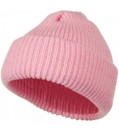 Skullies & Beanies Heavy Weight Watch Cap Beanie - Pink - CL12J6OKSZJ $14.96