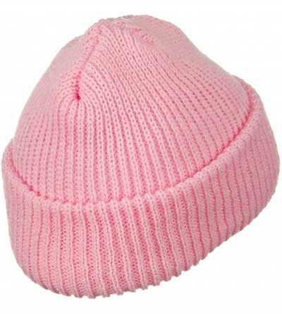 Skullies & Beanies Heavy Weight Watch Cap Beanie - Pink - CL12J6OKSZJ $14.96