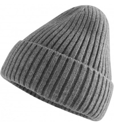 Skullies & Beanies Fashion Classical Hat for Men/Women Winter Beanie Cold Cap Cool Skull Hats Warm - A Gray - C218Y5XCDKC $24.14