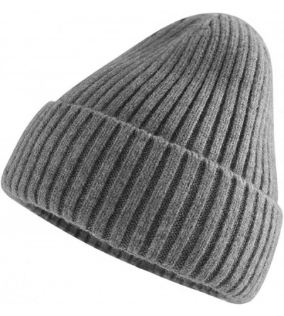 Skullies & Beanies Fashion Classical Hat for Men/Women Winter Beanie Cold Cap Cool Skull Hats Warm - A Gray - C218Y5XCDKC $12.77