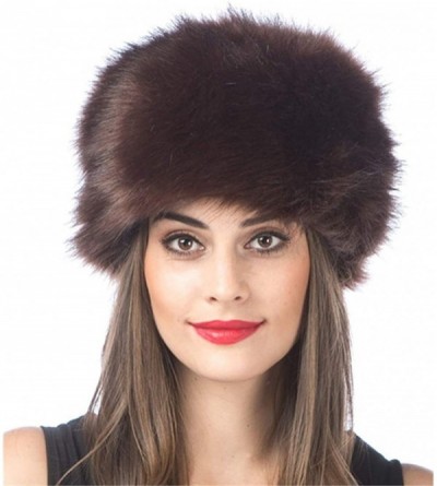 Bomber Hats Women Men Winter Fur Cossack Cap Thick Russian Hat Warm Soft Earmuff - H1-coffee - CE18HX8KZWM $18.47