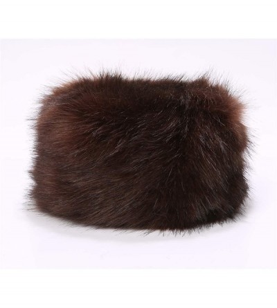 Bomber Hats Women Men Winter Fur Cossack Cap Thick Russian Hat Warm Soft Earmuff - H1-coffee - CE18HX8KZWM $18.47