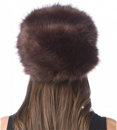 Bomber Hats Women Men Winter Fur Cossack Cap Thick Russian Hat Warm Soft Earmuff - H1-coffee - CE18HX8KZWM $18.47