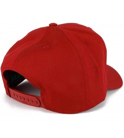 Baseball Caps Jamaica Flag and Text Embroidered Cutout Iron on Patch Adjustable Baseball Cap - Red - CN12N0K0EZT $13.04