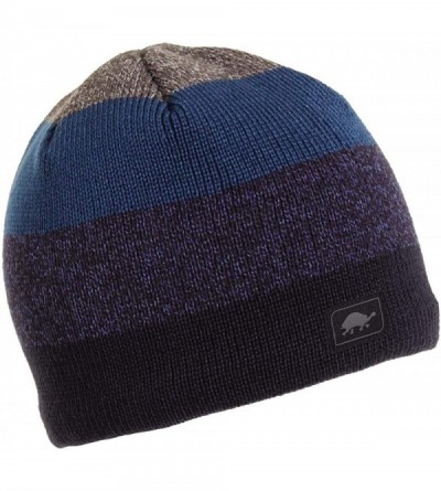 Skullies & Beanies Men's BTV Ragg Wool Fleece Lined Beanie - Navy - CS18IGEA62S $26.42